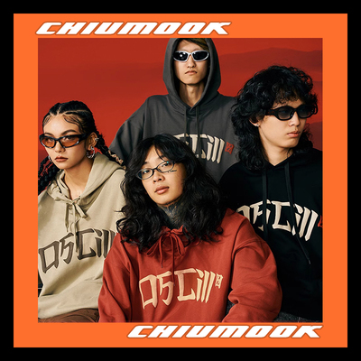 OSCILL 中国色书法立体工艺logo卫衣