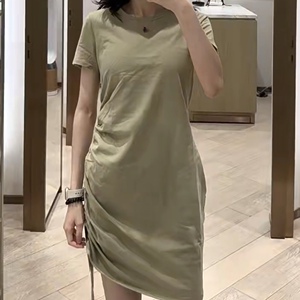 lululemon Cinch-Hem Heavyweight Cotton Dress单侧抽绳连衣裙