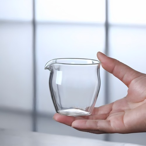 璃享玻璃公道杯小容量匀杯小壶专用分茶器素雅设计茶海高透耐热