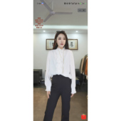 YT636木耳边衬衣 芳芳力荐