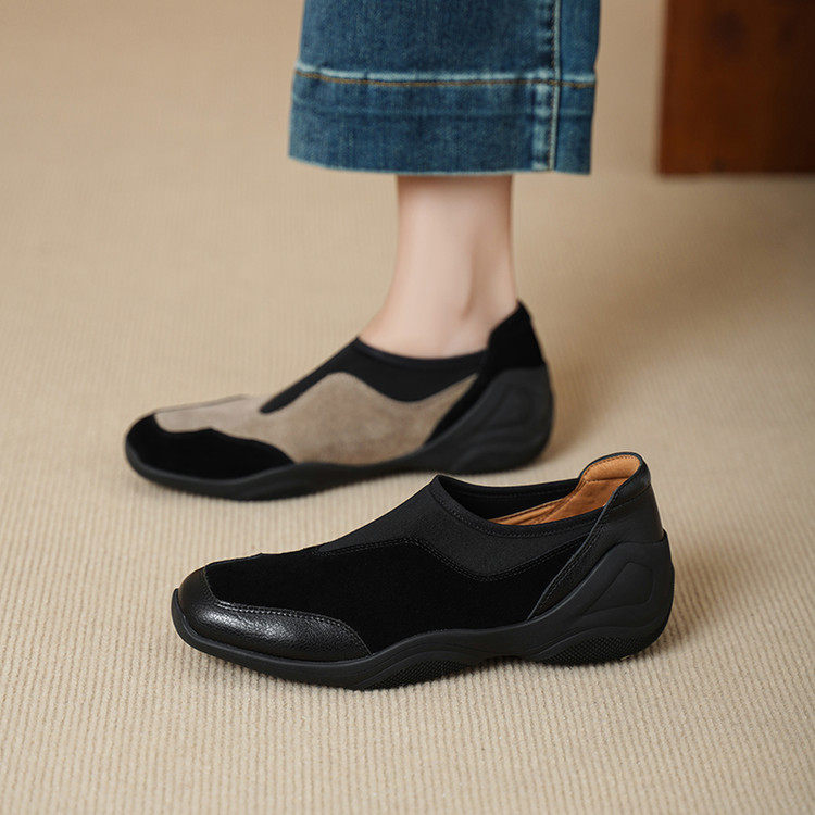 3cm真皮乐福鞋女2026春新款不累脚平底单鞋软底软面牛皮休闲女鞋,女鞋,深口单鞋,淘宝优惠券,粉丝福利购,淘宝优惠卷