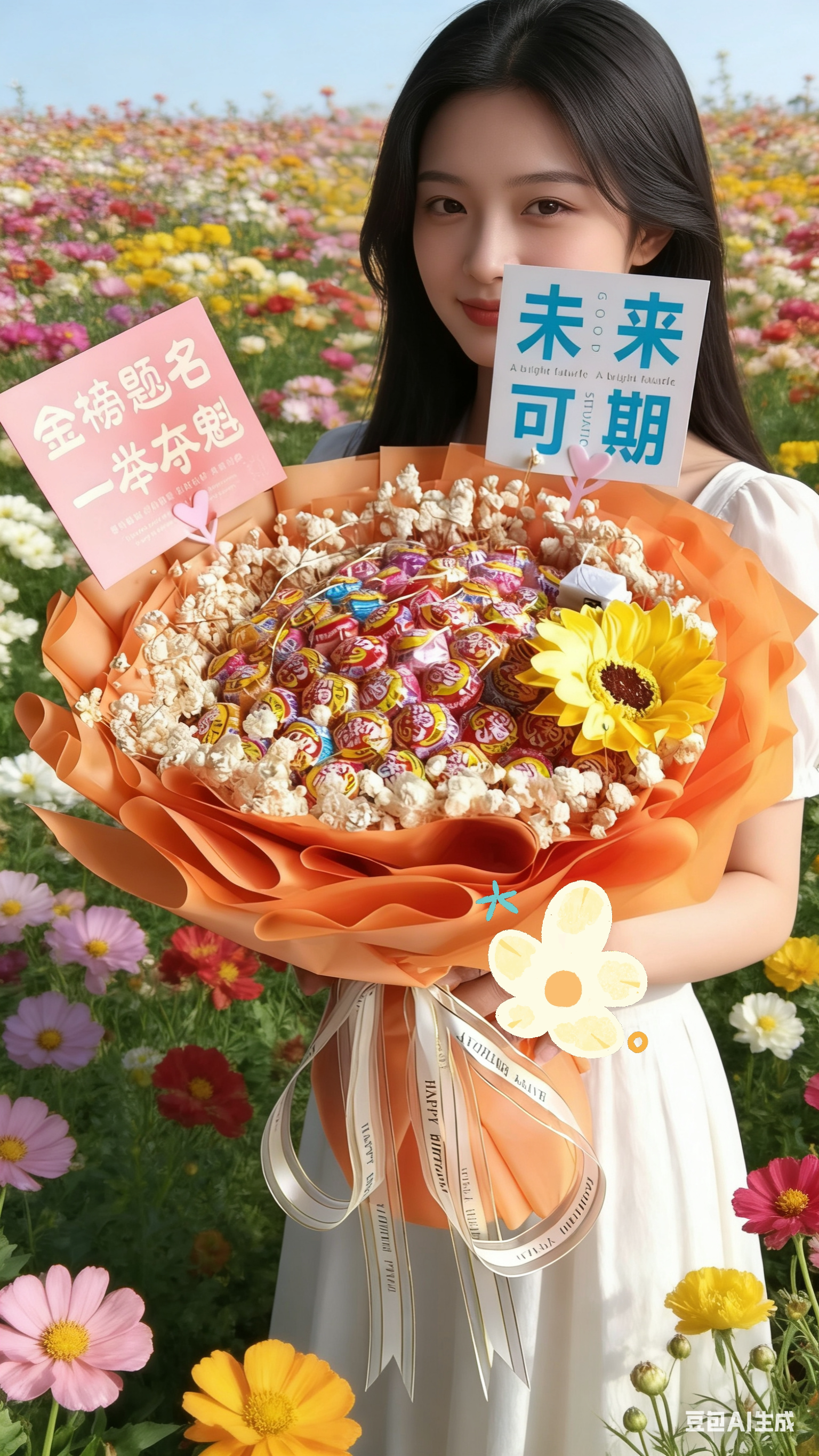 棒棒糖糖果花束成品生日礼物送女生零食创意网红惊喜闺蜜儿童生日