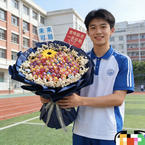 棒棒糖成品卡通棒棒糖花束糖女友