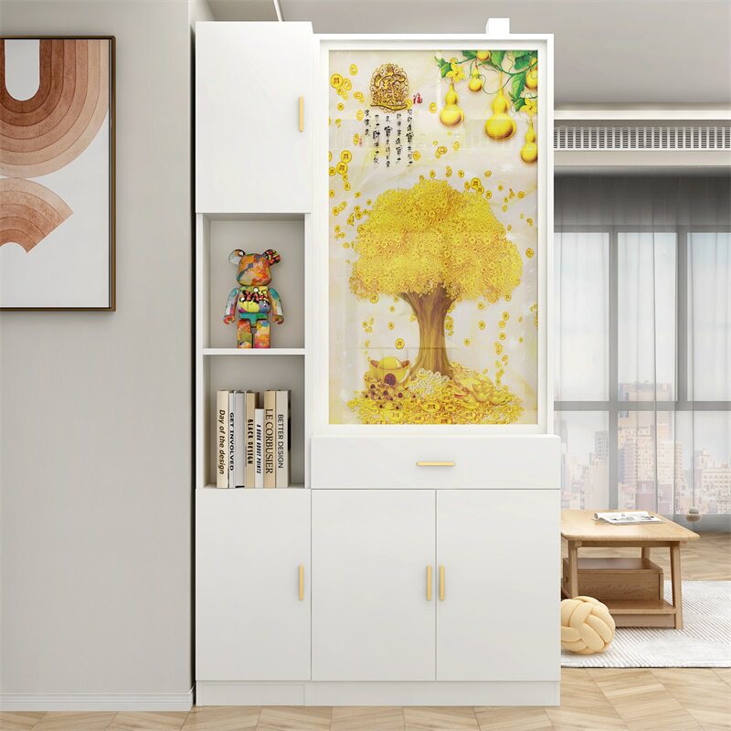 正对进大门屏风隔断置物架入户客厅实木现代简约鞋柜玄关柜子一体,住宅家具,门厅/玄关柜/玄关架,淘宝优惠券,粉丝福利购,淘宝优惠卷