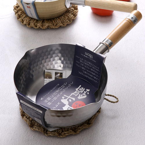 吉川日本不锈钢泡面小奶锅