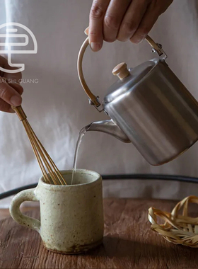 日本进口相泽工房不锈钢18-8茶壶迷你功夫茶壶家用手作茶具400ml