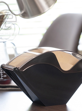 日本制进口下村KOGU咖啡滤纸收纳盒VG60滤纸防尘盒外出旅行滤纸包