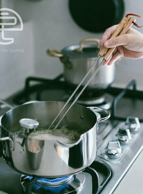 日本制进口相泽工房不锈钢油炸筷天妇罗筷子超长筷子火锅筷捞面筷