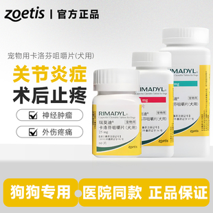 辉瑞瑞莫迪止疼药卡洛芬咀嚼片宠物狗狗关节炎骨折消炎止痛片