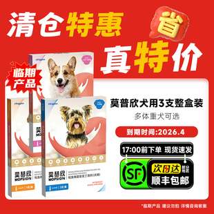 莫普欣狗狗驱虫药瑞普生物吡虫啉莫昔克丁滴剂体外驱虫除跳蚤虱子