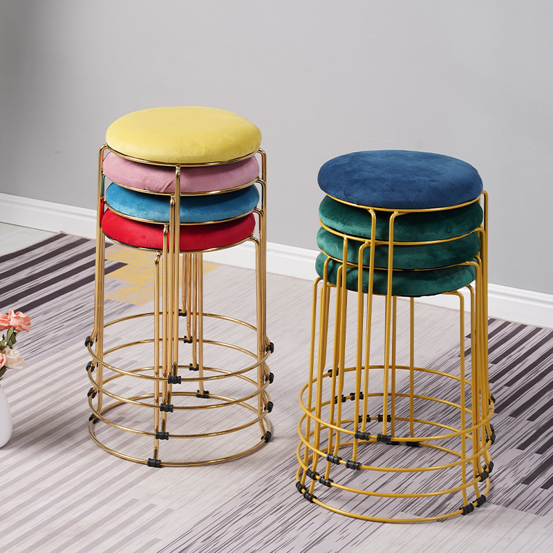 网红凳子轻奢家用加厚可摞餐桌凳