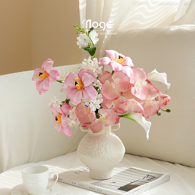 高级感法式仿真花摆件