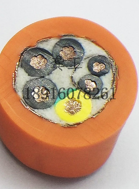 TRVVSP伺服电机编码器电缆 4G1/1.5+2*0.3/0.5屏蔽耐油橙色拖链线
