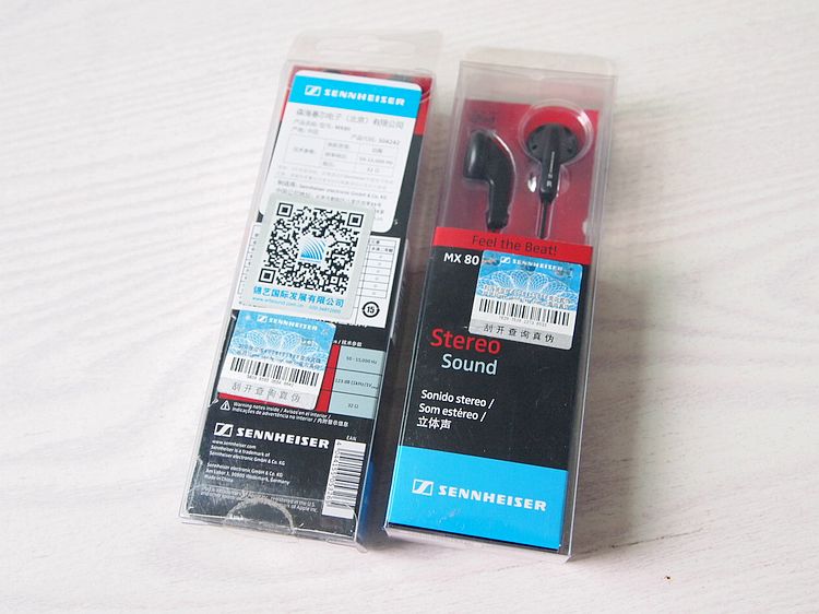 SENNHEISER/ɺ£Èû¶û MX 80 ½õÒÕÐлõ ³õ°æ ´ø°ü×°