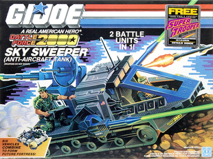 特种部队 GIJOE 老版 兵人 载具 1987年 千年战队扫荡者号 1:18