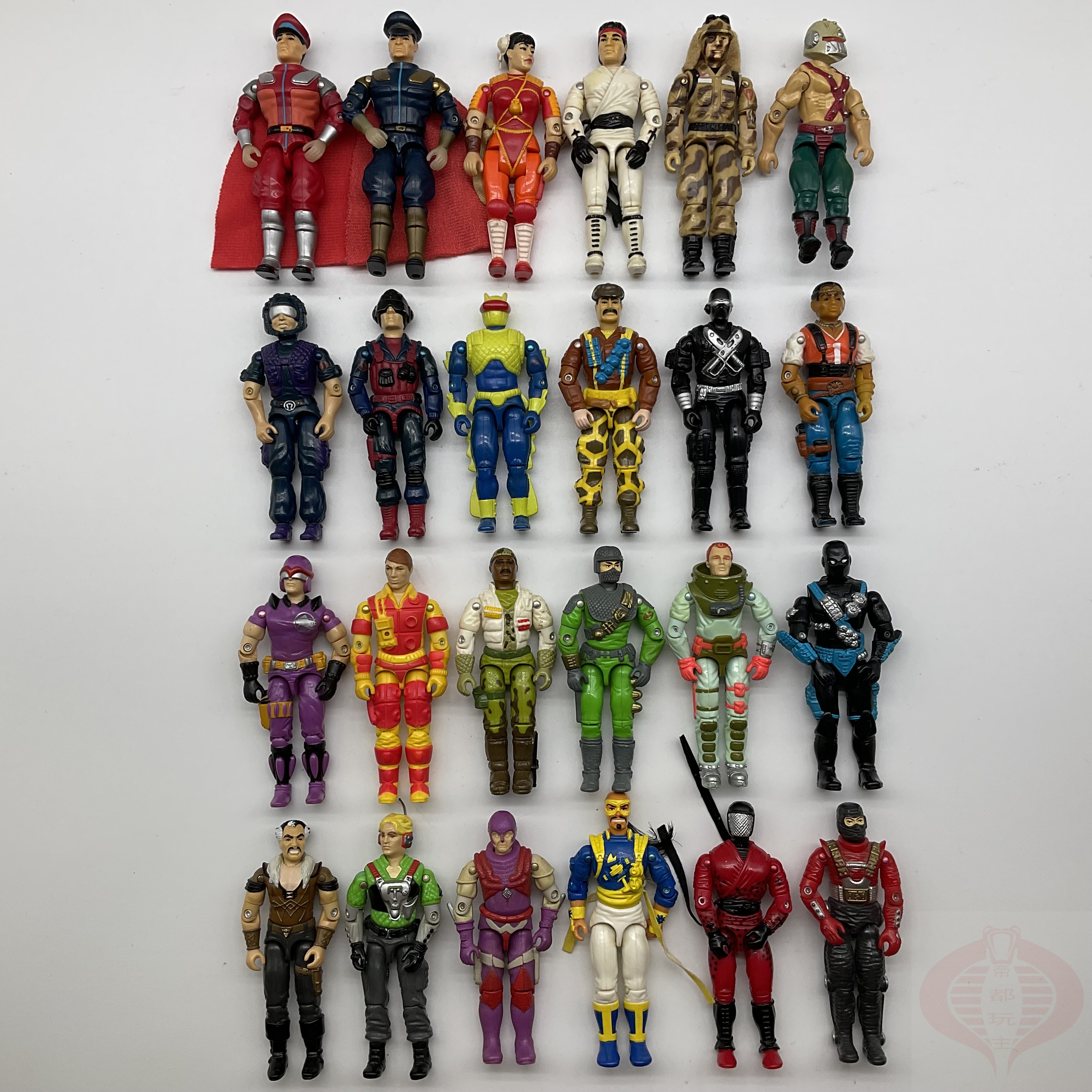 25.6.15 特种部队GIJOE老版 散人 兵人 皮筋人 霹雳人 特价2 3.75