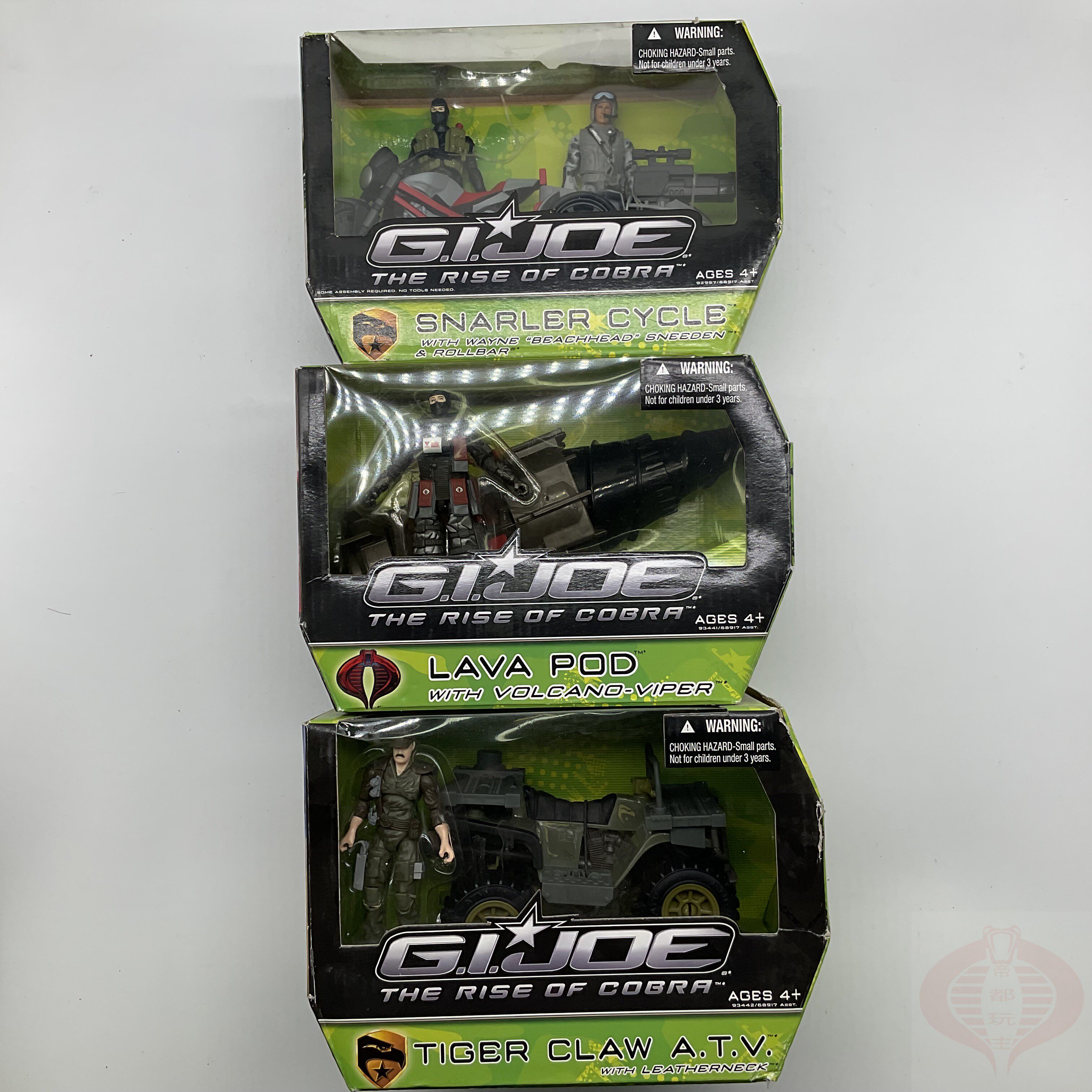 25.2.28 特种部队GIJOE ROC载具 咆哮摩托 钻头车 虎爪战车 1:18