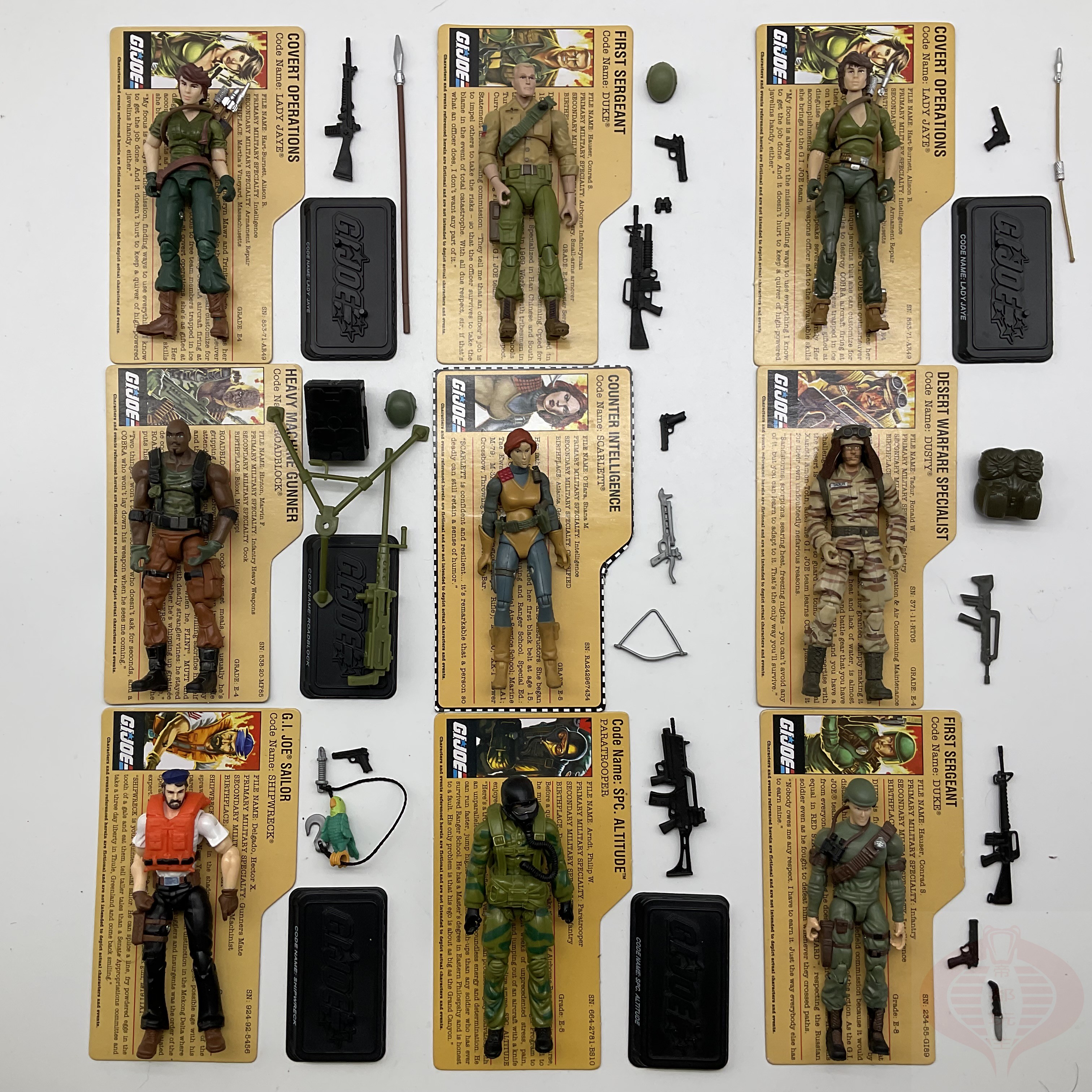 庆祝六一儿童节特种部队GIJOE新版25周年版全配兵人人偶特价包邮5
