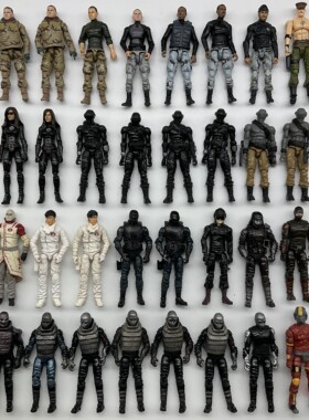 25.12.12 特种部队 GIJOE 新版 ROC DIY素体 兵人 散人1 3.75