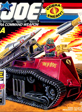 特种部队 GIJOE 老版 兵人 载具 1988年 IMP导弹发射车 1:18