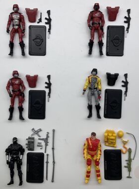 26.6.26 特种部队GIJOE 25周年红卫红卫士官巨蟒红卫面具人灭火器