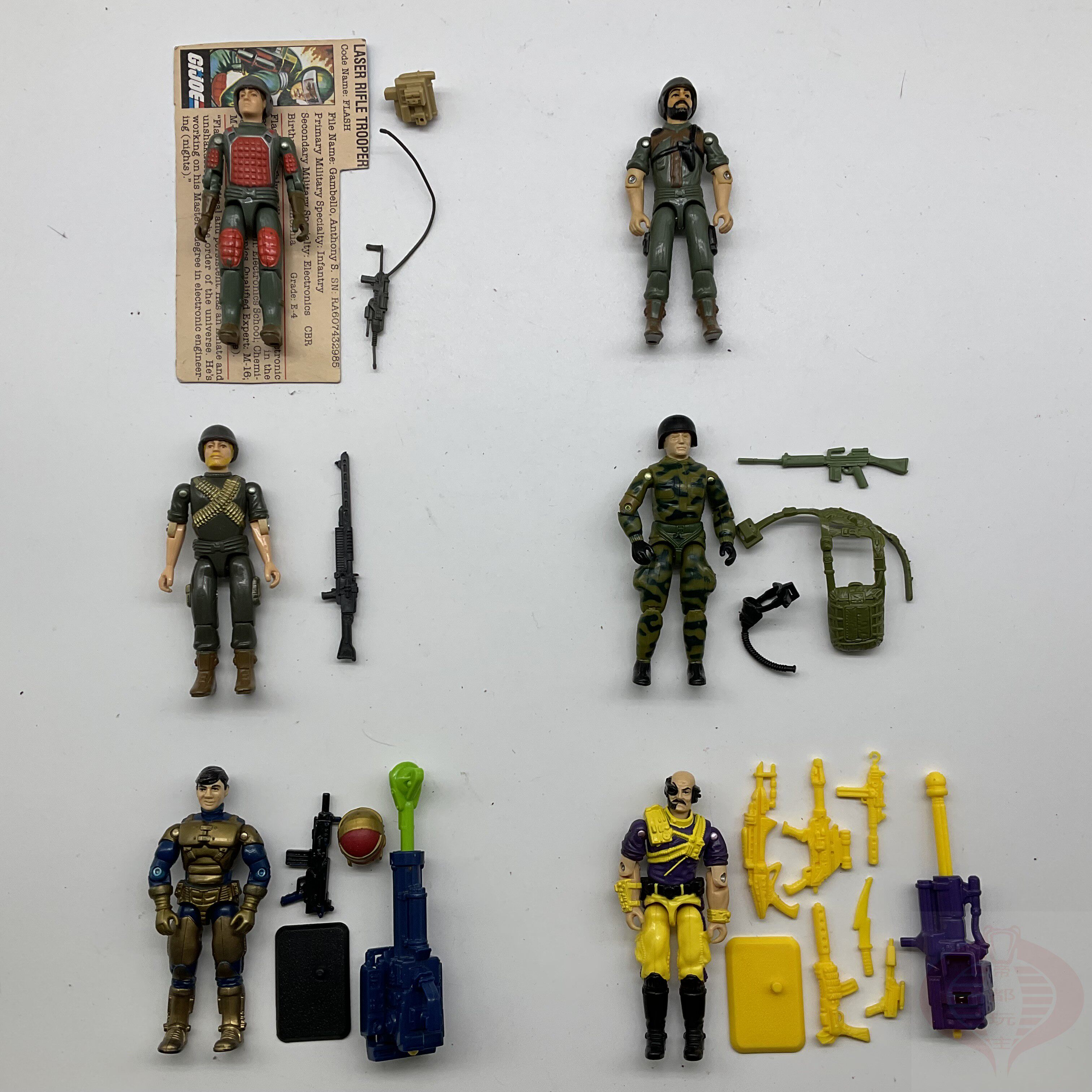 26.5.16 特种部队GIJOE 老版 闪光 克拉奇摇摆舞开伞索神枪手博士