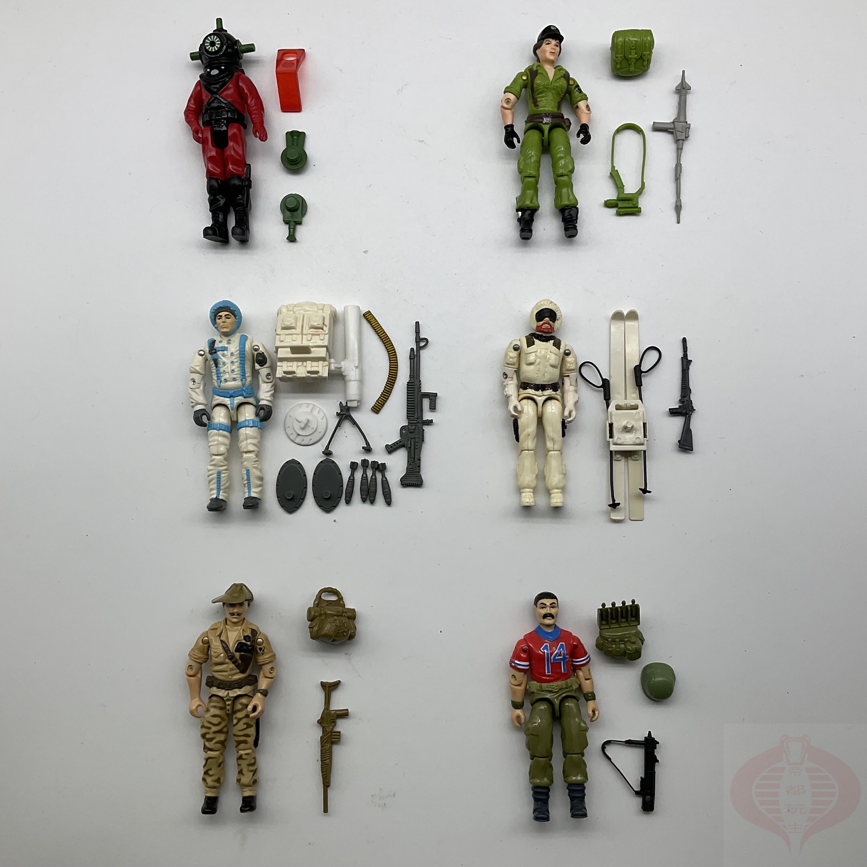 26.10.5 特种部队GIJOE 老版 突变 杰伊 雪地虎 雪人 列砍多 火箭