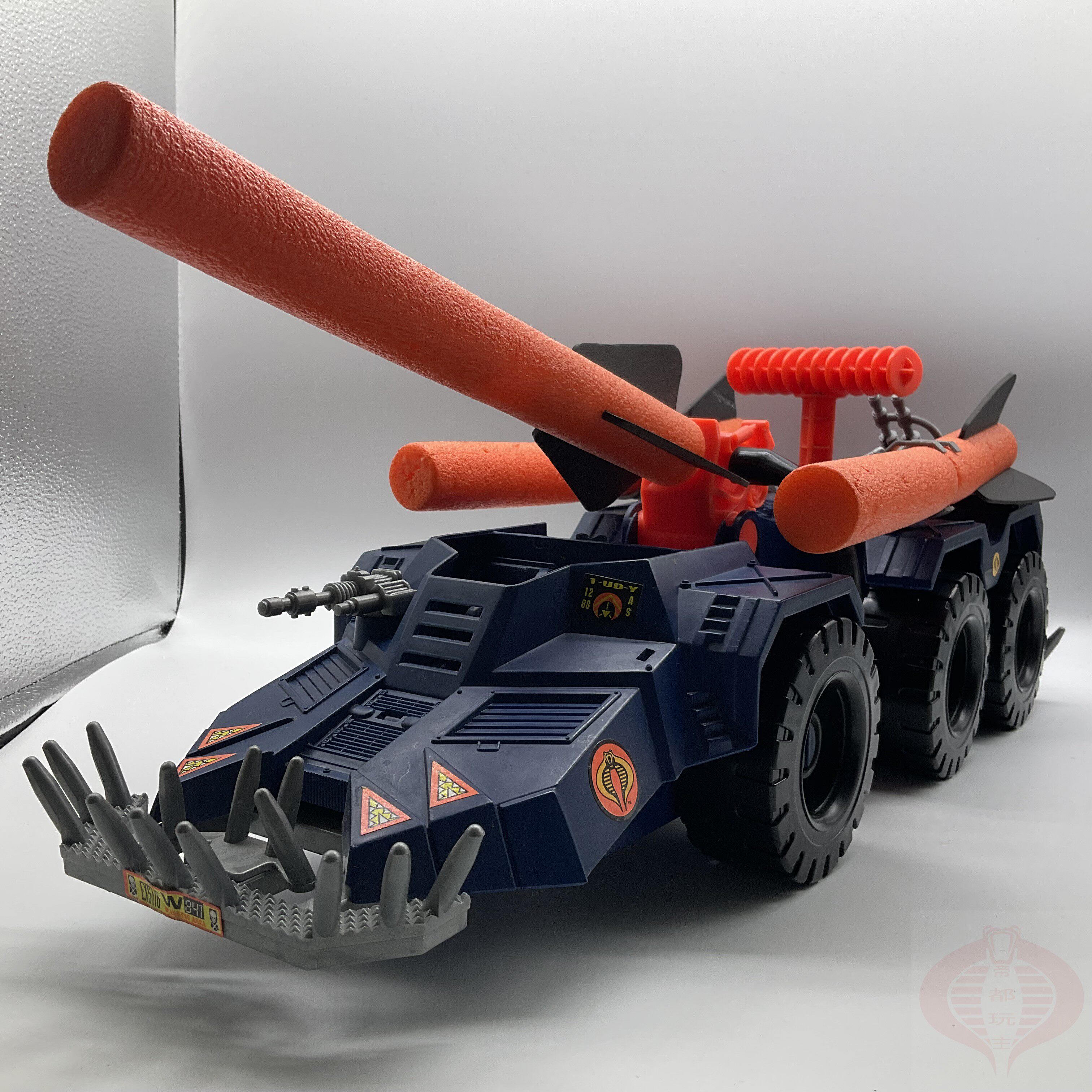 8.16 特种部队gijoe 老版 兵人载具 眼镜蛇爆破战车 全配