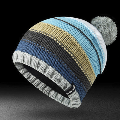 0068抓绒内衬圣诞冬季滑雪帽