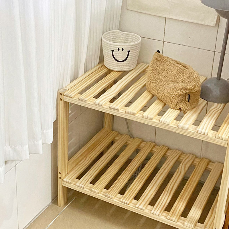 无甲醛环保纯实木床头柜40cm宽