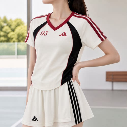 Adidas/阿迪达斯26夏季女子足球风T恤 新款TIRO TEE3运动休闲短袖
