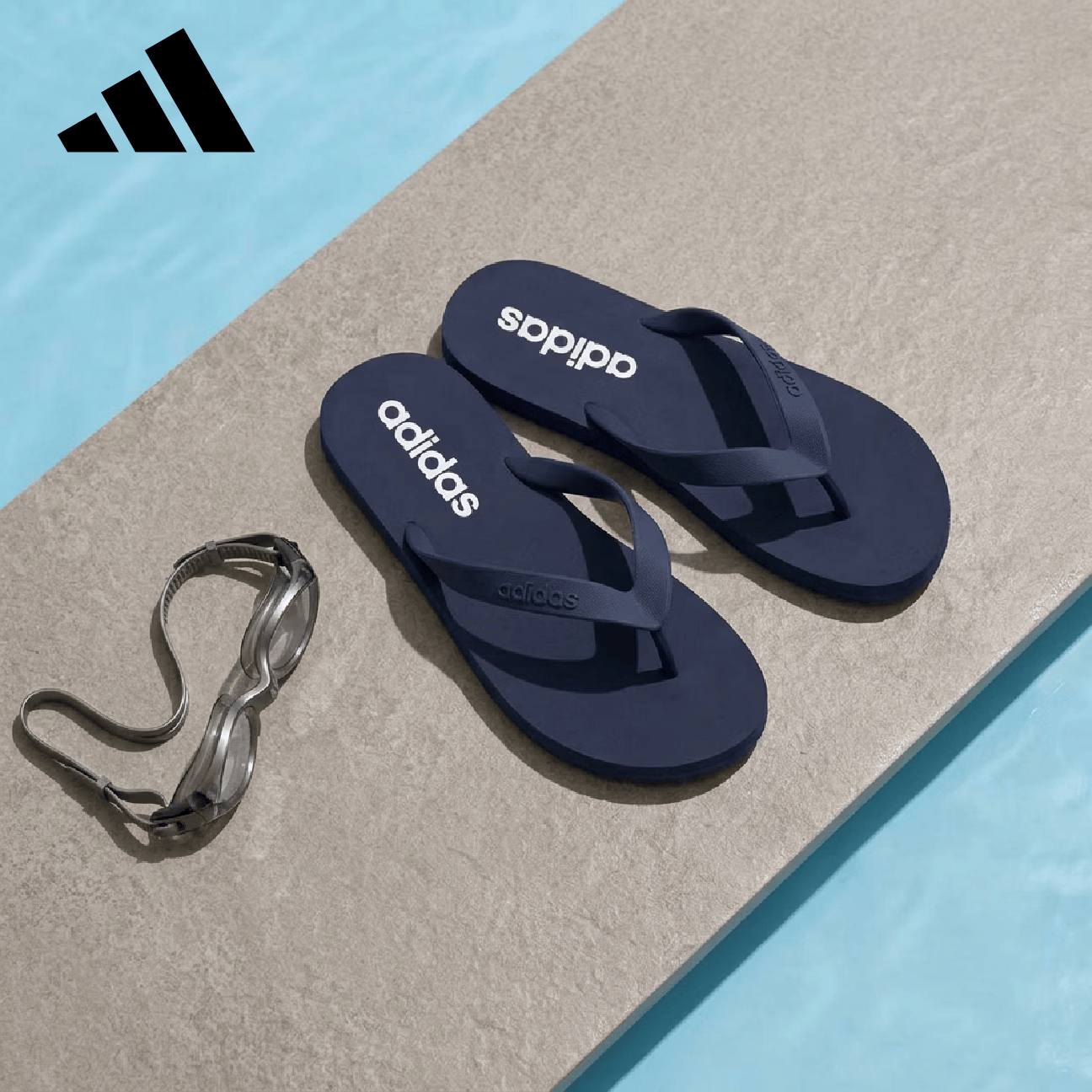 Adidas/阿迪达斯人字拖男鞋 26夏秋季新款潮流防滑轻便耐磨凉拖