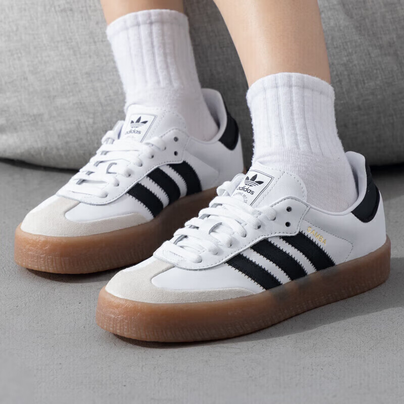 ADIDAS/阿迪达斯女鞋 26夏秋新款休闲鞋运动鞋Samba厚底低帮板鞋