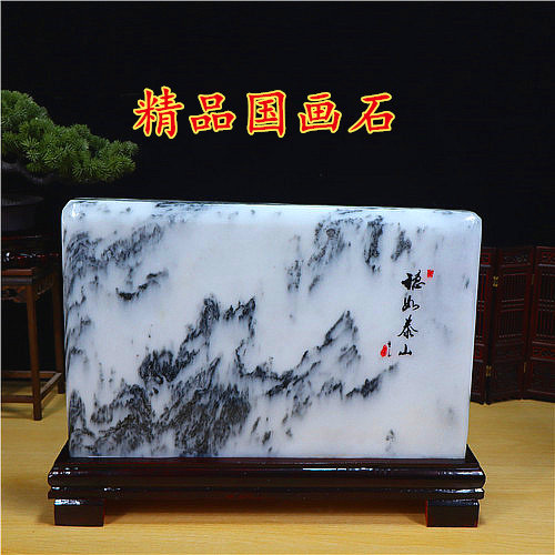 精品国画石原石，大理石，石头，天然图案包邮山水画面石 奇石