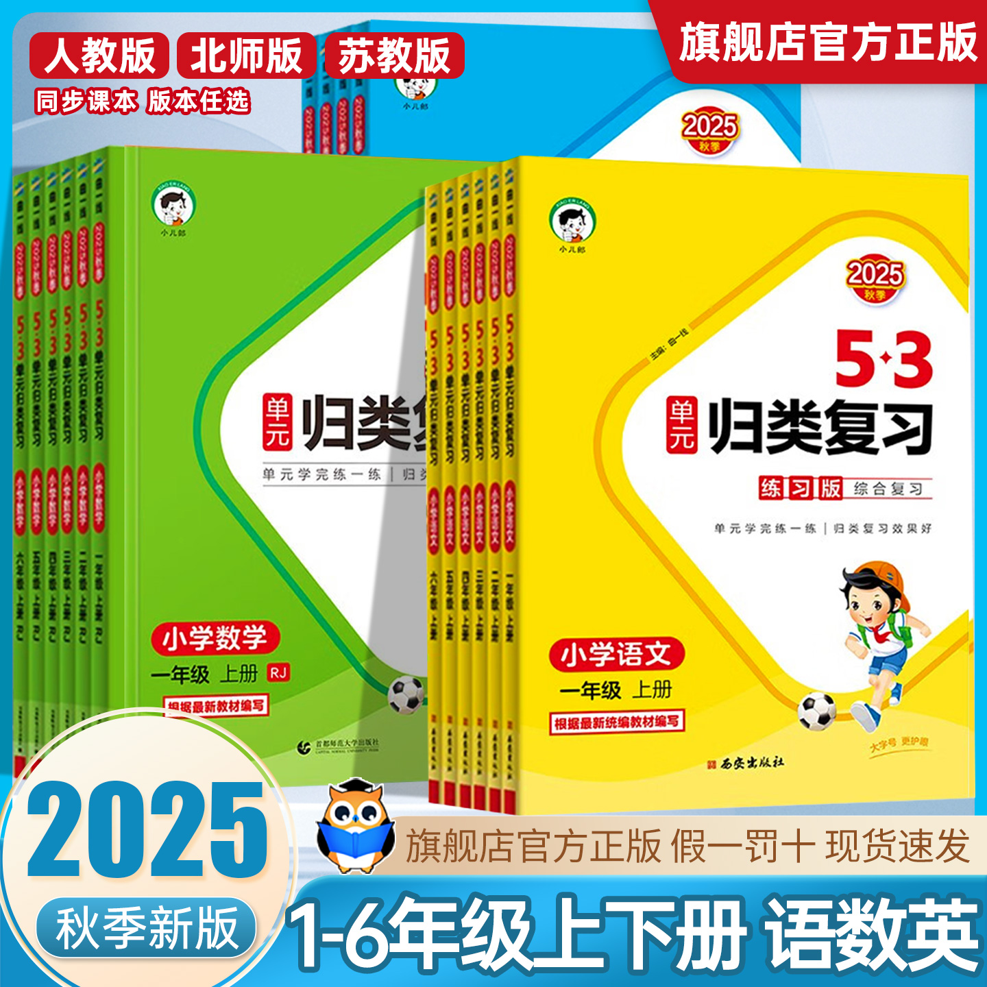 53单元归类复习语数英全套版