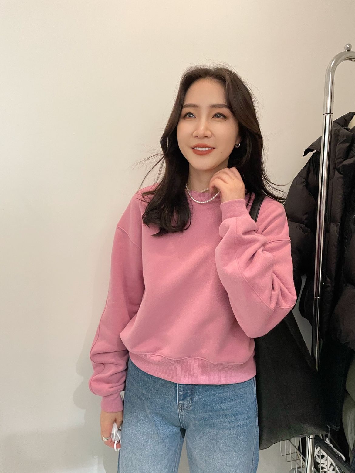 widelia简约百搭圆领短卫衣女2025秋冬韩版气质宽松休闲上衣