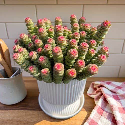 钱串多肉植物开花好养