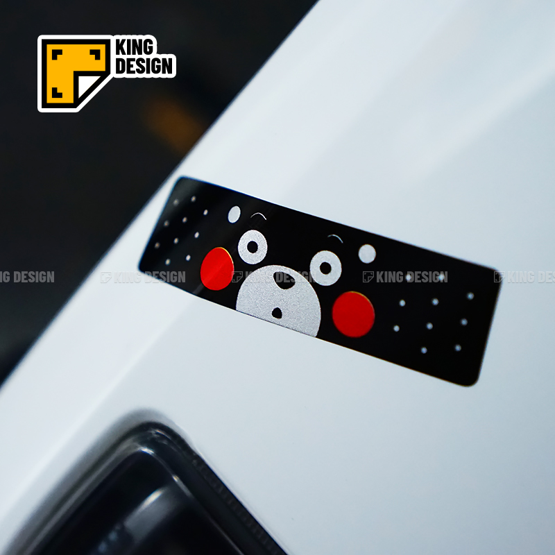 国王车贴个性jdm风格划痕遮挡