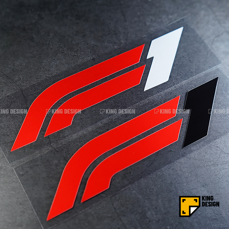国王车贴 F1方程式锦标赛车贴运动赛事贴纸 赛道改装个性反光车贴