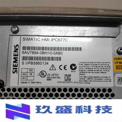 6AV7894-0BH10-0AB0  SIMATIC HMI IPC677C  工控机