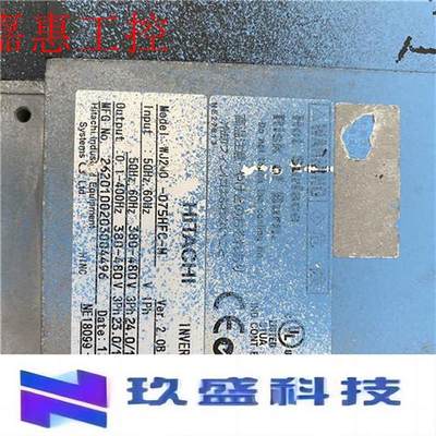 实拍现货 原装拆机变频器WJ200-075HFC-M 7.5KW 380V 包好