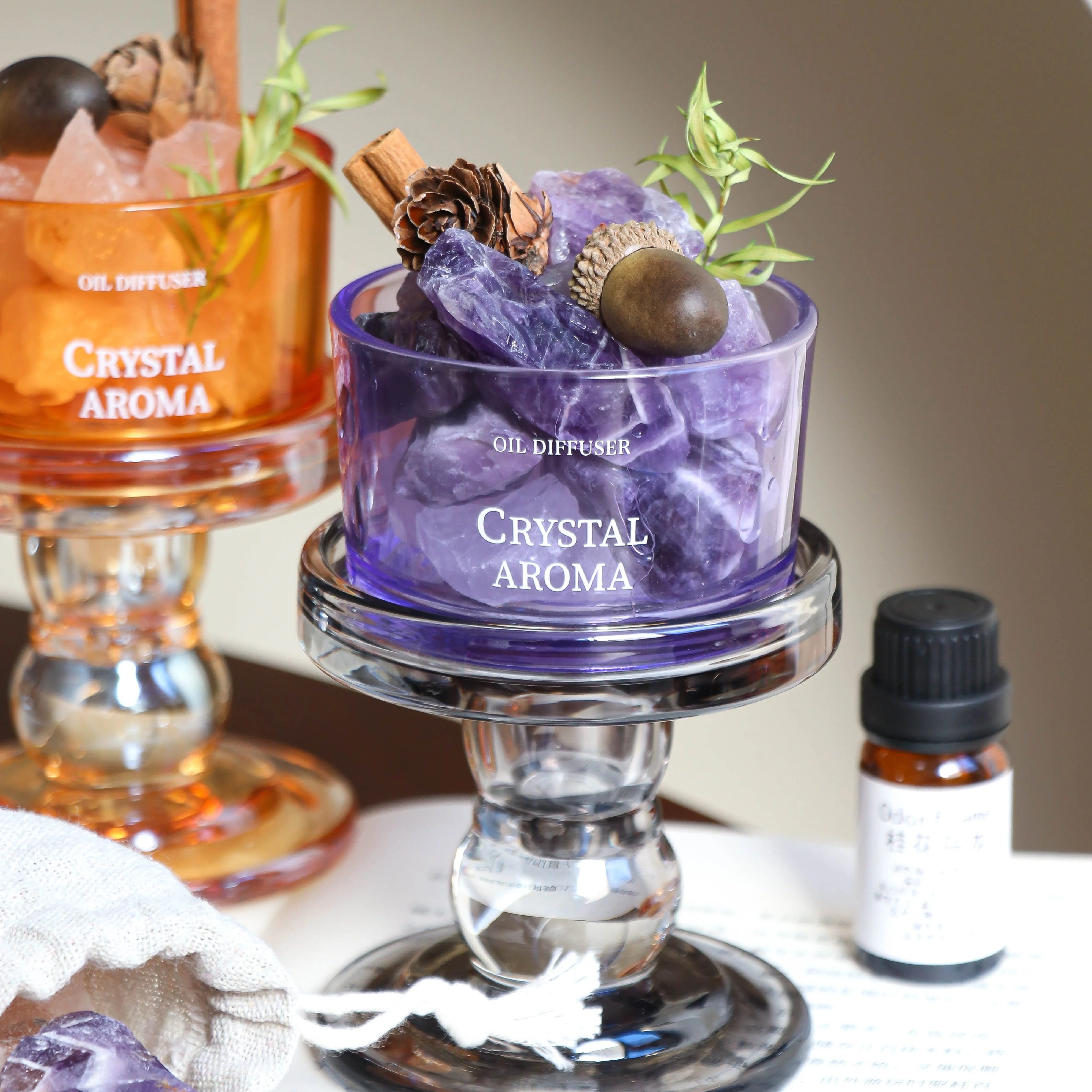 紫水晶扩香石香薰精油家用持久留香高级香氛送礼伴手礼香薰,家居饰品,香薰摆件,淘宝优惠券,粉丝福利购,淘宝优惠卷