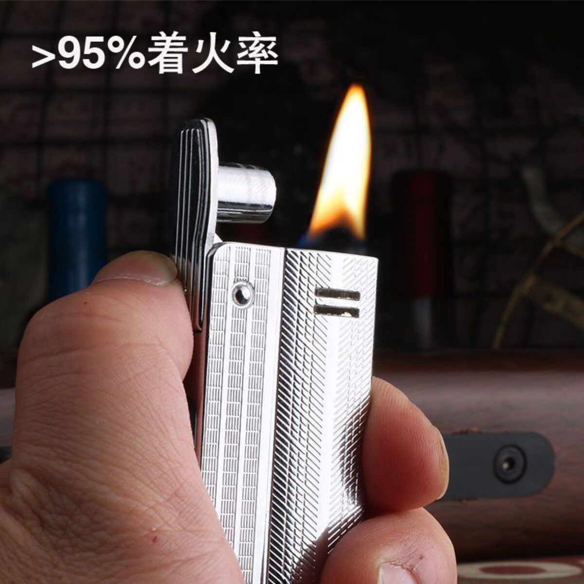 经典一键点火老式煤油订单打火机复古怀旧防风砂轮国产创意送男友