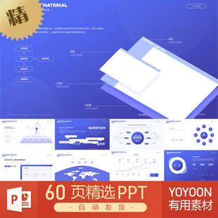 互联网运营营销产品市场分析报告APP项目用户体验业务指标PPT模板