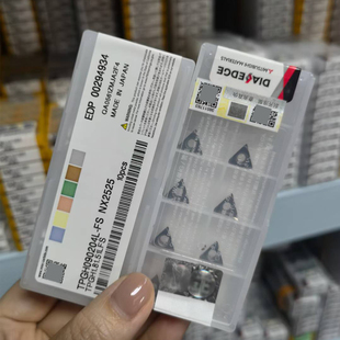 正宗日本三菱刀片 TPGH090204L-FS NX2525 小三角镗孔刀 加工钢件