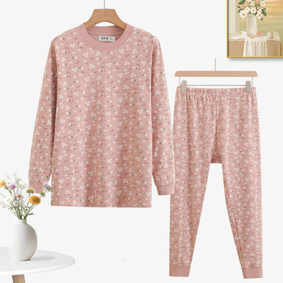 瑾梦萱中老年纯棉保暖套装