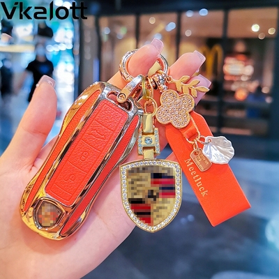 车品炫tpu简约风保时捷钥匙壳