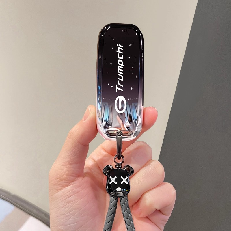 广汽传祺gs4钥匙套25款m6传奇gs3专用gs5包ga4壳ga6扣ga3s汽车ga5