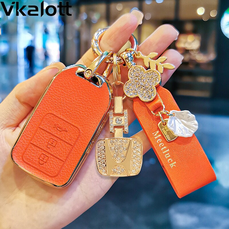 专用本田crv钥匙套九代雅阁车十思域艾力绅锋范思铂睿凌派壳包扣