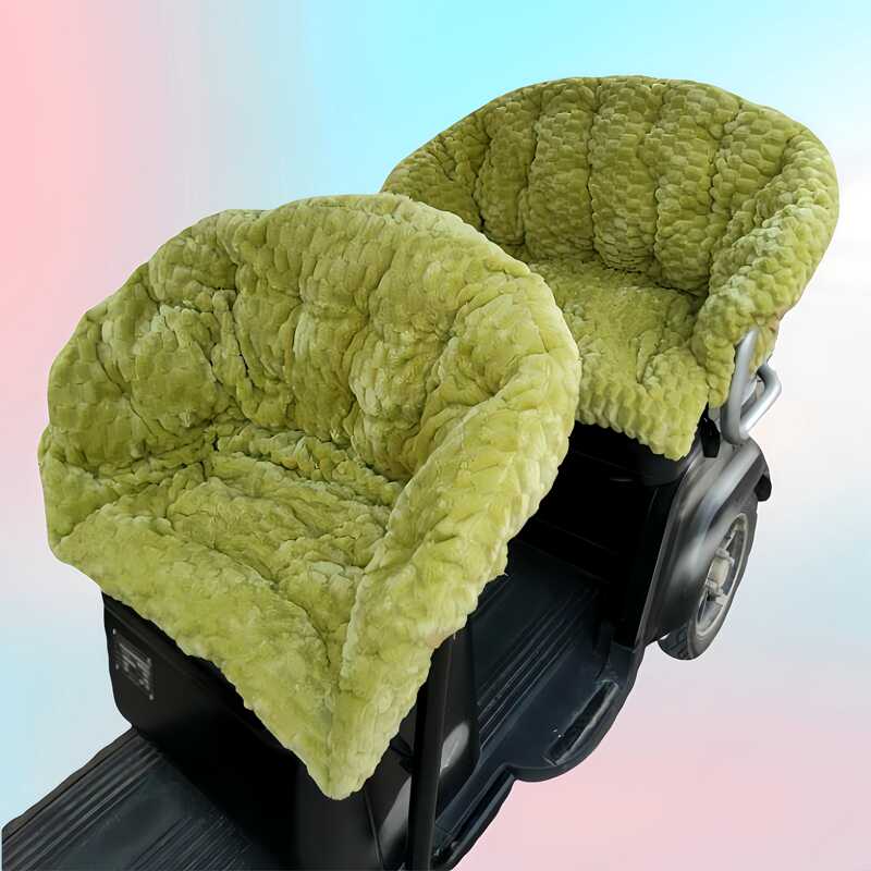 加棉电动三轮车长绒冬季座椅垫